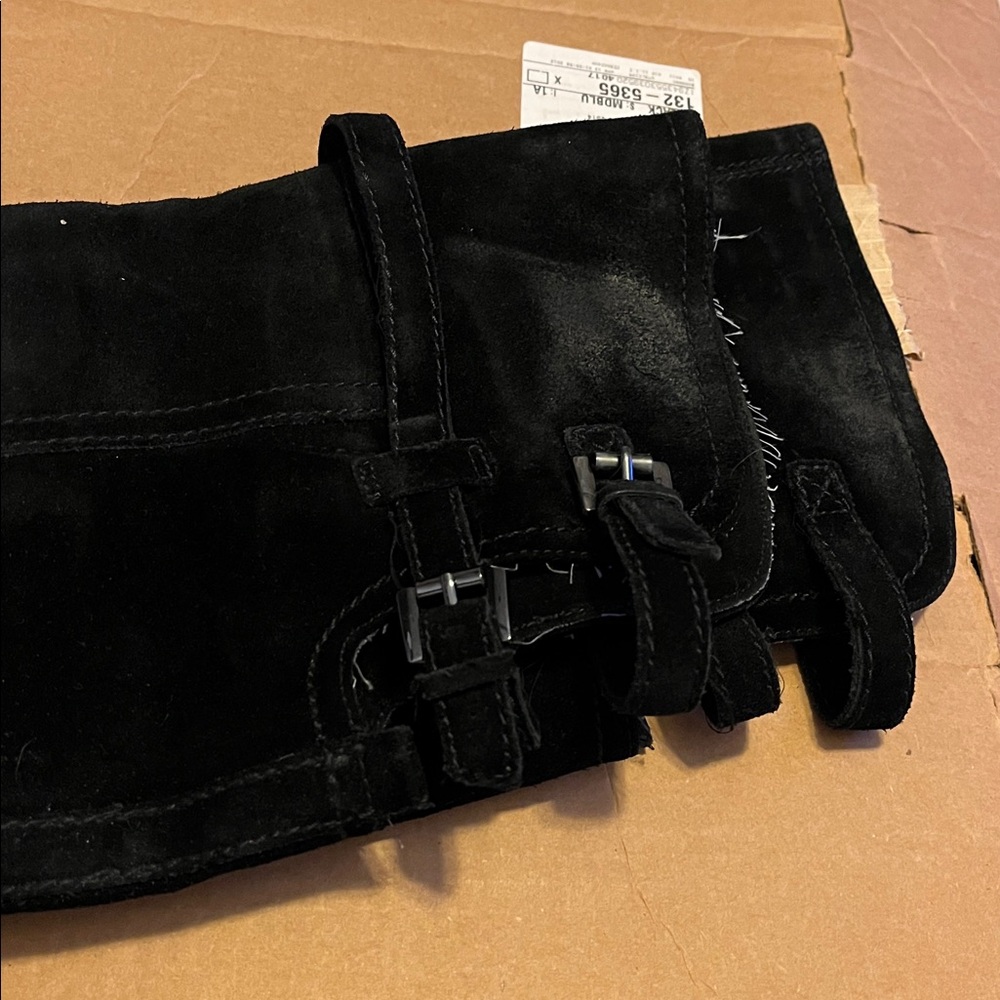 Sam Edelman Black Heeled Boots - Picture 2 of 2